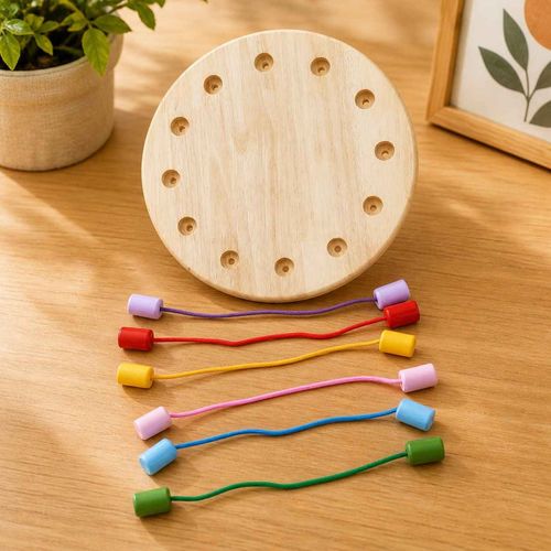 Rainbow Circle Thread Game